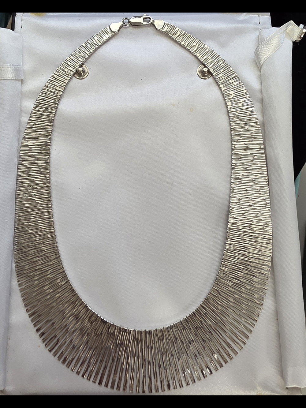 Milor Italian Silver (.925) Collar Cleopatra Necklace